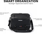 NANUK N-PVD 15L Camera Messenger Bag for Photographers – Lightweight & Hightly Water Resistant – Hardshell Design Fits 1 Camera Body, 2 Lenses, Drone, Tripod, 16″ Laptop, & More