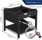 ARC Single Burner Propane Stove, 200,000BTU High-Pressure Outdoor Propane Stove Cooker Propane Burner, 16.5" Heavy Duty Burners for Outdoor Cooking Turkey Fry,Crawfish Boil,Homebrewing
