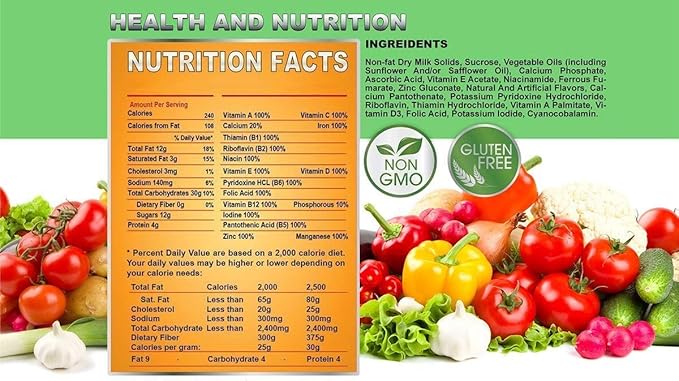 Premium protein replacement survival food tabs 16 days nutrients aid vanilla
