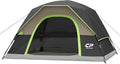Tents for Camping 4 Person Tent Waterproof Windproof Double Layer Camping Tent, Easy Setup Dome Tent with Large Mesh Windows & Wider Door for Outdoor Camping & Hiking