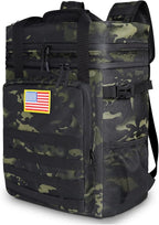 Tactical Backpack Cooler, AYAMAYA Leakproof 40 Cans Soft Cooler Backpack with Handle, Waterproof Insulated Tactical Lunch Box Bag for Work, Beach, Travel, Camping, Picnic, Hiking