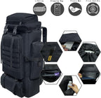 80L 100 liters Hiking Backpack Camping Rucksack, Men Outdoor Travel Climbing Knapsack Mountaineering Trekking Backpack