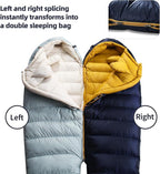 Down Sleeping Bag for Adults with 620 Fill Power Down Ultralight Mummy Backpacking Sleeping Bag