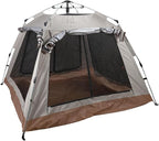 Pop Up Camping Tent, Automatic Setup Sun Protection Tent with Removable Rain Fly and Carry Bag, for Family Outdoor Camping Backpacking Hiking