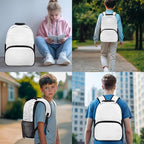 Custom Backpack and Lunch Box Set Personalized Bookbag Lightweight Portable Kids Bookbag and Lunch Box Set Boys 4 in 1 School Bag for Boys 10-12 Travel Outdoor Daypack
