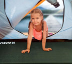 KAMUI Self Inflating Sleeping Pad - 2 Inch Thick Camping Pad Connectable with Multiple Mats for Tent and Family Camping