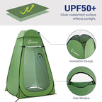 WolfWise Pop Up Changing Tent for Beach, Camping Portable Shower Tents, Outdoor Privacy Bathroom, Change Dressing Clothes Tent Pop Up Instant for Camp, Toilet, 6.2ft/6.6ft/6.9ft High