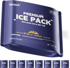 8 Packs Reusable Ice Packs for Cooler - Long Lasting Cold Freezer Packs for Coolers and Lunch Boxes Z1