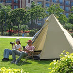 Tent 3-4 Person Family Outdoor Tent Double-Layer Breathable Rainproof Peaked Camping Tent Camping Equipment Outdoor Tent