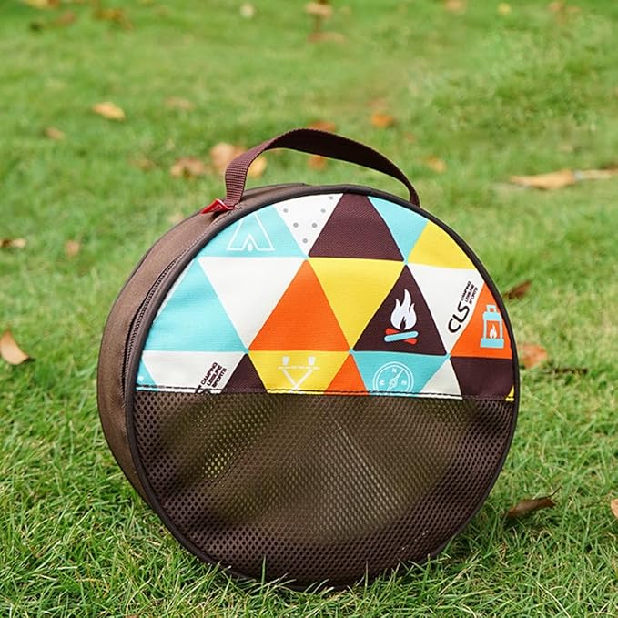 Portable Camping Tableware Stainless Steel Plates Bowls for Hiking Picnic Outdoor Use with Mesh Bag for Easy Cleaning and Drying