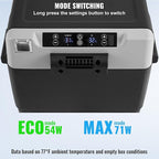 VEVOR Portable Car Refrigerator, 12 Volt Car Refrigerator Fridge, 58 L / 61.5 QT Dual Zone Portable Freezer, -4℉-68℉ Adjustable Temperature, Compressor Cooler for Home, Outdoor, Camping, RV, Car