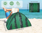 Mini Tent for Pets Small Dog Tent for Beach Portable Pop Up Sun Shade Shelter with Phone Compartment for Puppy and Large Cats Small Animals Sun Canopy for Camping and Outdoor (Watermelon)