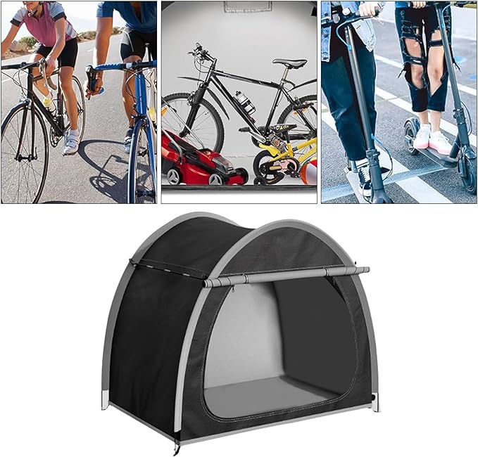 Bike Protection Canopy - Expandable Bicycles Bag, Portable Rainproof Cover | Weather Resistant Shed Organizer, Travel Tent Solution for Yard Children Commuters Gear Transport Accessoire