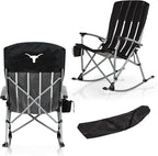 Picnic TIME NCAA Unisex-Adult NCAA Outdoor Rocking Camp Chair, XL Heavy Duty Camping Chair for Adults