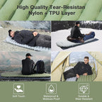 Self Inflating Sleeping Pad for Camping with Inflating Bag, Compact Lightweight Camping Mat, Outdoor Backpacking Hiking Traveling Airpad Camping Air Mattres