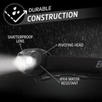 Energizer PRO-260 LED Headlamp (4-Pack), IPX4 Water Resistant Headlamps, High-Performance Head Light for Outdoors, Camping, Running, Storm, Survival LED Light for Emergencies (Batteries Included)