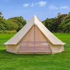 Outdoor Luxury Glamping Bell Tents for Boutique Camping and Occasional Family Camping Trips and Festivals and Human shelter for inhabiting or Leisure
