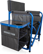 Picnic TIME NFL Unisex-Adult NFL Fusion Camping Chair with Side Table and Soft Cooler, Beach Chair for Adults, Lawn Chair