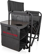 Picnic TIME NFL Unisex-Adult NFL Fusion Camping Chair with Side Table and Soft Cooler, Beach Chair for Adults, Lawn Chair