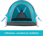 Alvantor® Beach Tent Beach Umbrella Outdoor Sun Shelter Cabana Automatic Instant Pop-Up UPF 50+ Portable Beach Shade Camping Fishing Hiking Canopy Easy Set Up Light Weight Windproof for 2-3 Person