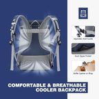 Maelstrom Cooler Backpack - 35/50 Can Insulated Soft Cooler Lunch Bag for Camping, Beach, Hiking & Shopping
