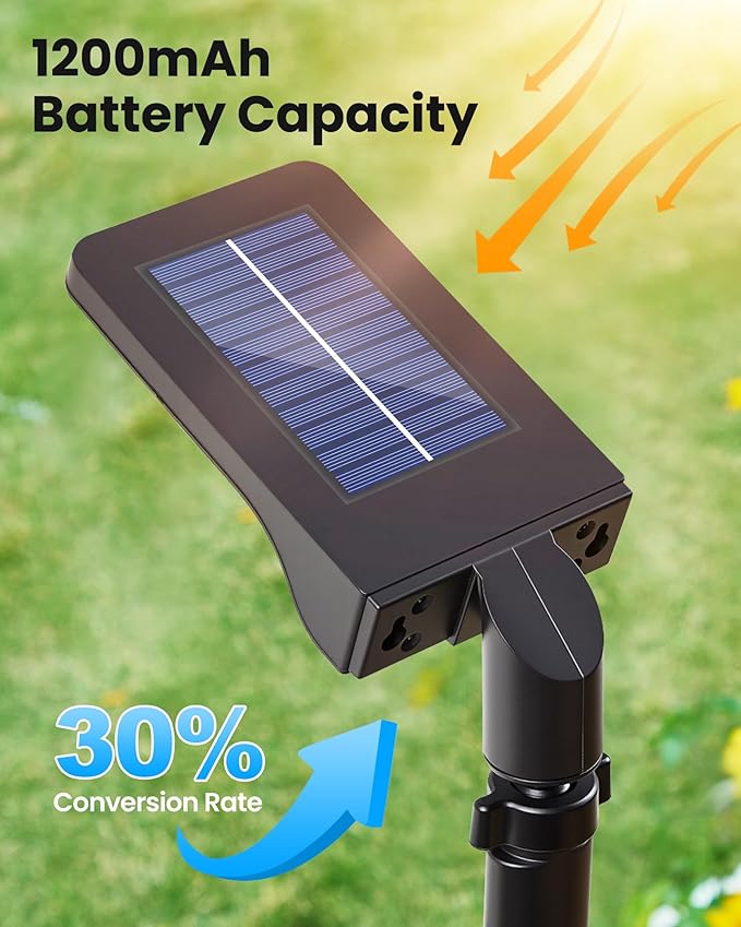 Clip on Solar Lights for Fence,1-Second Install Solar Fence Lights Outdoor, 360° Adjustable, 60 LEDs 600LM Motion Sensor Security Light for Fence, Yard, Deck, Camping(4 Pack)