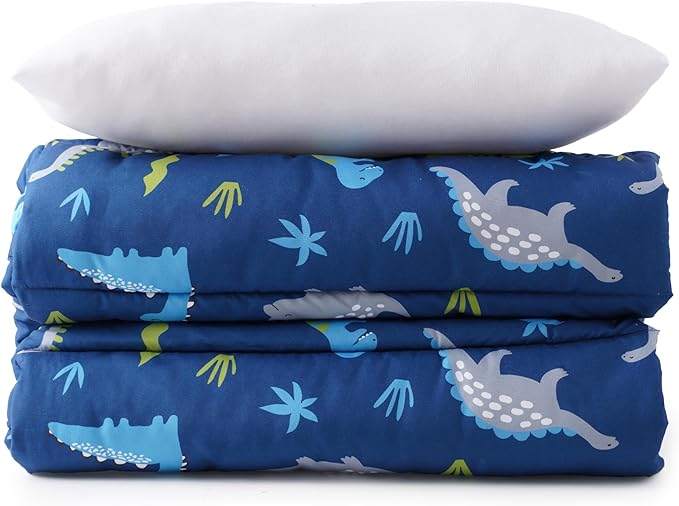 Bunnikins & Clover Toddler Nap Mat with Removable Pillow, Nap Mats for Preschool, Easy Clean Toddler Nap Pad for Kindergarten, Kids Sleeping Bag for Travel Camping