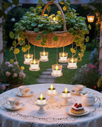 SoulBay 6pcs Solar Power Tea Lights Outdoor Candle Flameless Flicker IP65 Waterproof Rechargeable LED Candles with Dusk to Dawn Sensor for Lantern Garden Camping Party Home Decorations, 2.3" x 2"