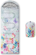 Kids Sleeping Bag for Boys Girls,Checkerboard Cat Print-Lightweight Warm Portable Outdoor Indoor-Waterproof Cold Weather Resistant Sleeping Bag for Camping Hiking