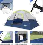 Camping Tent 2-4 Person, Waterproof Windproof Tent with Rainfly Easy Set up-Portable Dome Tents for Camping…