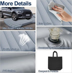 SUV Air Mattress, Car Air Mattress Compatible with Tesla Model Y, Camping Bed for Car Backseat, Inflatable Sleeping Pad with Pump, Truck Jeep Travel Bed for Camping Road Trip (Grey)