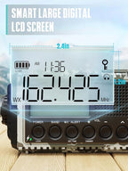 Hand Crank Solar Emergency Radio with 2X Faster Crank,Clear Signal& 12000mAh Battery Operated,Auto NOAA Weather Alert/SW/AM/FM Portable Radio with 6-Way Power,Flashlight, Phone Charger,SOS Alarm