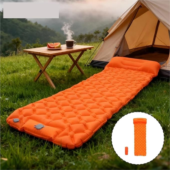 Self-Inflating Camping Mattress - Outdoor Tent Sleeping Pad, Lightweight Compact Air Cushion for Hiking Campsite(Camouflage)