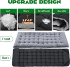 NAIZEA Folding Camping Cots for Adults, Folding Cot with Mattress Camping Bed Camp Cot Portable Military Cot, Double Layer Oxford Strong Heavy Duty Sleeping Cots with Carry Bag for Camp Office Use