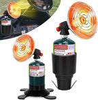 Golf Cart Heater, Portable Propane Heater with Self Igniter, 2-in-1 Outdoor Space Heaters with Cup Holder & Cylinder Base, Golf Cart Accessories, Cordless Camping Heaters for Tents,Hunting,Ice Fishing