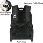 MATEIN Cooler Backpack, 26 Cans Insulated Lunch Backpack for Men Women, Leakproof Double Layer Lunch Cooler Bag Lightweight Soft Lunch Backpack with Cooler Compartment, Beach Camping Hiking Beer Gifts