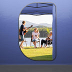 Camping Cube Side Tent for 10x10 Pop Up Canopy, Waterproof Gazebo Room with Mesh Windows, Easy Setup Canopy Side Tent for Family Camping, Market Booth, Backyard Use (Canopy Not Included)