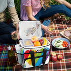 AUUXVA Cooler Bag Large Camping Cooler Tote Lunch Cooler Bag Leakproof Insulated Waterproof Lunch Box