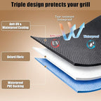 QuliMetal Grill Cover for Camp Chef 36 Inch Pellet Grills - 600D Heavy Duty Waterproof and UV Resistant for Camp Chef 36 Inch Pellet Grill,SmokePro LUX 36, SmokePro SGX 36