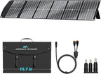 100W Portable Solar Panel Extremely Lightweight Compact Foldable with USB QC3.0, Type-C PD3.0, Anderson and XT60 DC 20V for Camping Power Station, Solar Generators, Cell Phones
