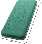 QPAU Twin Size Air Mattress Camping Pad – 9” Thick R8–10 Insulated Inflatable Mattress with Foam Comfort & Foot Pump, Twin Air Mattress for Camping, Road Trips, and Home Guests