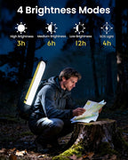 2 Pack Inflatable Solar Camping Lantern - USB-C Rechargeable LED Light Tube with 2000mAh Power Bank, IP66 Weather-Resistant Collapsible Tent Lamp for Power Outage, Hiking, Survival Kits(Green)