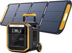 VTOMAN FlashSpeed Pro 3600 Portable Power Station, 3096Wh LFP Battery Solar Generator with 200W Solar Panel, 2Hr Fast AC Charge, 23% Efficient, UPS Home Backup with Wheels, for Outdoor RV Emergency