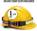 Adelante LED Headlamp Flashlight, 2Pack 1000LM 230°Wide-Beam Rechargeable Head Lamp for Adults, Red Taillight & 8 Clips Waterproof Hard Hat Light Headlamps for Running Hiking and Camping