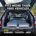 D-Hive Unbeatable Durability SUV Air Mattress for Car Camping, Durable Extra Thick 300D Oxford Fabric, Quick Easy Set-Up w/Electric Pump, Bed Mattress, Mattress for SUV, Car Air Mattress