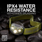 Energizer PRO LED Headlamp, IPX4 Water Resistant Headlamps, High-Performance Head Light for Outdoors, Camping, Running, Storm, Survival LED Light for Emergencies (Batteries Included)