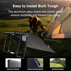 200W Portable Solar Panel Kit – Foldable 200Watt Monocrystalline Suitcase with 20A Waterproof Charge Controller, Plug-and-Play Battery Charger for RV, Camper, Trailer, Boat and Off-Grid Outdoor Power