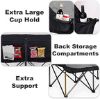 2 Person Camping Chair Camping Loveseat Oversized Double Folding Camping Chair Heavy Duty Two Person Camp Chair Love Seat Dou Chairs Sport Lawn Chair for Adults