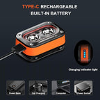 Headlamp Rechargeable, Lightweight LED Head Lamp, Motion Sensor Head Flashlight, Super Bright Waterproof Head Light for Camping, Running, Reading, Work, and Everyday Carry (EDC)