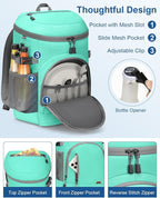 Cooler Backpack Insulated Waterproof,30/45 Cans Backpack Coolers Leakproof Lunch Backpack for Men Women Portable Soft Cooler Bag for Beach Camping Trave Picnic